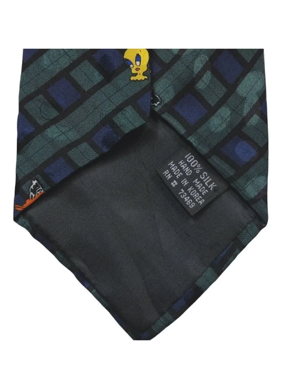Looney Tunes Bugs Daffy Taz Tweety Silk Tie